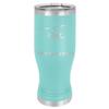 LaserGram 14oz Vacuum Insulated Pilsner Mug, Helicopter 2, Personalized Engraving Included (Teal) view 1