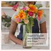 Fresh Cut Flower Food for Fresh Cut Flowers Alternative. Flower Vase Copper Charm Keeps Flower Water Clean and Clear. No More Flower Food Packets view 2