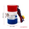wrtgerht Mini Power Small Pump 1100GPH 12V Electric Marine Submersible Bilge Sump Water Pump with Switch for Boat Automatic Control Switch Combination Set view 2