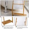 LIFKOME Towel Rack and Clothes Hanger Sturdy Floor Clotheshorse for Bathroom and Laundry Room Elegant Design Lightweight Suitable for Bedroom Balcony and Dormitory view 2