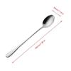 Bulk Spoons Set Stainless Steel Long Handle Ice Cream Tea Coffee Dessert Spoons Spoons for Eating view 2