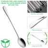 Bulk Spoons Set Stainless Steel Long Handle Ice Cream Tea Coffee Dessert Spoons Spoons for Eating view 3
