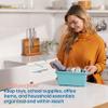 ECR4Kids Scoop Front Storage Bins, Multipurpose Organization, Seafoam, 25-Piece view 3