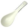 Bulk Spoons Set 10Pcs White Porcelain Spoons Ceramics Soup SpoonHot Rice Scoop Spoon Kitchen Tableware Stir Spoon 5.5in Spoons for Eating view 4