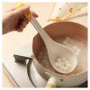 Bulk Spoons Set Large Spoon Ceramic 2 Pcs White Porcelain Spoons Used For Ramen Dumplings Cereals Dishwasher Cleaning Large And Small Spoon Spoons for Eating view 4