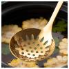 Bulk Spoons Set Soup Spoon Hot Pot Spoon Colander Ceramic Stainless Steel Long Handle Spoons Kitchen Tableware Stir Stirring Spoons 11in Set Of 2 Spoons for Eating (Color : A) view 3