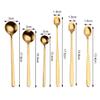 Bulk Spoons Set 12pcs/Set Coffee Spoon Stainless Steel Golden Mini Teaspoons Sugar Dessert Spoon Ice Cream Soup Spoon Kitchen Accessories Spoons for Eating view 2
