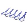 Bulk Spoons Set 5Pcs White Porcelain Spoons Blue Patterned Asian Ceramics Soup SpoonHot Rice Scoop Spoon Kitchen Tableware Stir Spoon 5.1in Spoons for Eating view 1