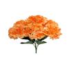 Sweet Home Deco Silk Flowers in Orange, Artificial Hydrangeas Roses Daisies Bouquet, Autumn Flowers, Wedding Party in Orange (Orange-Hydrangea Bouquet) view 1