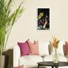 711 Ocean Drive (Der Henker sass am Tisch) - Starring Edmond OBrian - Vintage German Film Movie Poster by Will Williams c.1950 - Fine Art Rolled Canvas Print 20in x 26in view 3