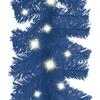 Christmas Garland,Christmas Yard Decoration,Outdoor Indoor Christmas Decoration,Party Decoration,for Stairs,Artificial Tree,with LED Lights 787.4" Blue view 4
