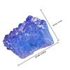 DECHOUS Crystal Stones Rose Quartz Delicate Meditation Stone Art Craft Table Decor view 2
