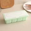 Pilipane Plastic Seasoning Box Set, 4 Piece Seasoning Rack Spice Pots, Premium Quality Storage Container Condiment Jars for Spice Salt Sugar Cruet(Green) view 2
