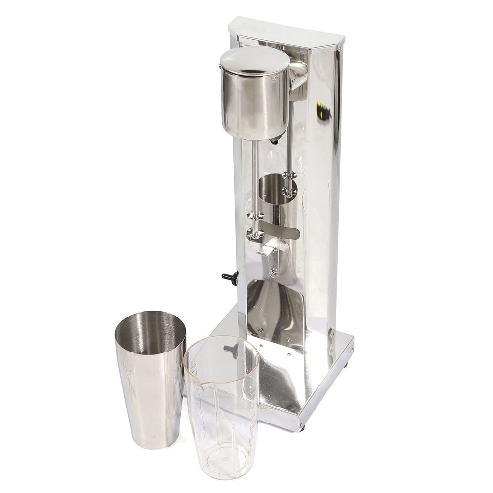 Beach DrinkMaster Electric Drink Mixer, Stainless Steel Electric milk shaker Blender Maker Drink Tea Mixer Machine, Restaurant-Quality Retro Milkshake Maker 180W