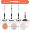 Mop Pads Replacement for Bissell Spinwave/Spin Wave/Crosswave,Expert/Pet/Cordless Hard Floor 20399 23157 2039A 2124A 20393 2039T 2039W 20391 2307 2315A Spin waveMop Refill Heavy Scrub Pad-(6+4+2) view 4