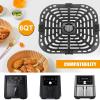 Air Fryer Accessories for Instant Pot Vortex Plus 6 in 1 5.7QT 6 QT Gourmia GAF735 6 QT Air Fryer, Replacement Parts Tray Rack Grill Plate Grill Pan Crisper Plate, Dishwasher Safe view 4