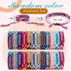 Henoyso 48 Pcs Woven Friendship Bracelets Bulk Adjustable Braided String Nepal Bracelets String with Sliding Knot Closure Gift for Women Girls Birthday Party Camp Favor (Bright Style) view 2