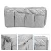 Bag Drink Mobile Over Arm with Phone Storage Cell Remotes Control Chair Holder Pockets Bedside Organizer Remote Cellphone Pocket on Books Armchair Snacks The Pouch Sofa Couch Organizer view 2