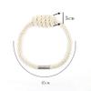 1Pc Magnetic Curtain Tieback Hanging Ball Hold-Back Clip Window Drape Buckle Rope Tie Backs Curtains Holder Accessory,Gold,2Pcs view 2
