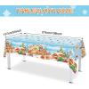 172 Pcs Gingerbread Christmas Party Supplies Serve 24 Guests Including Merry Christmas Banner Gingerbread Plates Cups Napkins Forks Spoons Knives for Holiday Gingerbread Man Party Decorations view 3