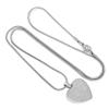SHEIL in Memory of Pet Cremation Jewelry - Dog/cat Paw Print in My Heart Stainless Steel Memorial Urn Necklace for Ashes view 3