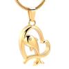 SHEIL Dolphin in My Heart Stainless Steel Cremation Urn Pendant That Hold Ashes Keepsake Memorial Locket Necklace for Pet view 1