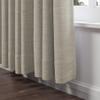 ChadMade 102" Long Linen Curtains, 2 Panels 52Wx102L Burlywood, Rod Pocket Back Tab Hook Belt Flat Hooks Privacy Lined Draperies for Patio Door Sliding Door, Tallis Collection view 3