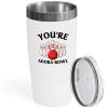 Bowling White Viking Tumbler 20oz - You're Adora-Bowl - Funny Bowler Club Indoor Strike Pin Ball Split Hobbies Playing Rolls Rules Competition view 1