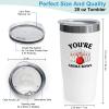 Bowling White Viking Tumbler 20oz - You're Adora-Bowl - Funny Bowler Club Indoor Strike Pin Ball Split Hobbies Playing Rolls Rules Competition view 3