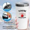 Bowling White Viking Tumbler 20oz - You're Adora-Bowl - Funny Bowler Club Indoor Strike Pin Ball Split Hobbies Playing Rolls Rules Competition view 4