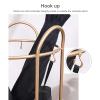 ZARBAILRE Round Umbrella Stand 1124inch, Space Saving Umbrella Holder with Hooks and Drip Tray, Metal Umbrella Rack for Office/Hotel/Mall/Business/Commercial view 2