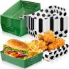 Sawysine 36 Pack Soccer Party Favors Large Soccer Plates 5lb Paper Serving Trays Nachos Food Boats Disposable Bowls for Carnival Birthday Party Decorations view 1