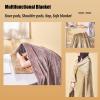 Electric Blankets Multi-Purpose USB Electric Heating Blanket Flannel Heating Shawl, Intelligent Thermostatic Safety Warming Blanket, Machine Washable, for Home Office view 3
