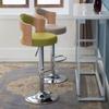 ABGRC American Retro Bar Chair, Rise and Fall Solid Wood Bar Stool, Rotating High Stool, Ergonomic Barstool with Adjustable Air Lever view 2