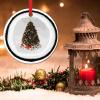 Christmas Ornaments Christmas Tree in Hawaii Tropical Fruit Round Ceramic Christmas Ornaments Hawaii Tropical Fruit Christmas Tree Decoration Keepsake Funny Fruit Ornaments New Home view 3