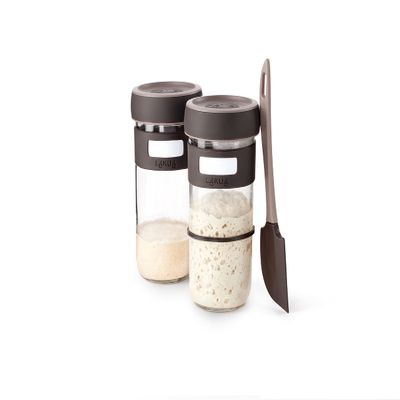 Lekue Lku, Clear sourdough starter, 6 piece set