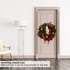 Pilipane Adjust 15 24in Metal Over The Door Wreath Holder Hook for Christmas, Door Wreath Hanger Hook, Hanging Clothes, Bags, Scarves and Christmas Wreath (White), Door Wreath Hanger Hook, Adjustabl view 2