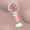 Portable Mini Small Hand Held Fan Soft Silicone Mini USB Rechargeable Portable Pocket Fan for Outdoor, Handheld Fan, Commute, Office, Travel (Pink#2), Handheld Fan, Portable Mini Small Hand Held view 1