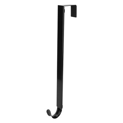 Pilipane Adjust 15 24in Metal Over The Door Wreath Holder Hook for Christmas, Door Wreath Hanger Hook, Hanging Clothes, Bags, Scarves and Christmas Wreath (Black), Door Wreath Hanger Hook, Adjustabl