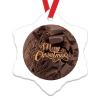 Baking Dessert Food Christmas Tree Ornaments Chocolate Cake Christmas Ceramic Ornament Merry Christmas Novelty Cake Christmas Decorations Gift Housewarming to Friends view 1