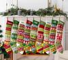 NACRE APPAREL Custom Christmas Stocking Personalized Christmas Stockings with Name Custom Name Stocking Hanging Xmas Stocking Set of 4 view 1