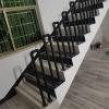 Pealihuy Handrails for Outdoor Front Porch Steps, Stair Handrails for Outside Steps Railing for The Elderly for Concrete Wood Brick Stair, Wrought Iron Matt Black,95cm view 3