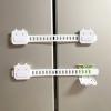 Tyenaza 10Pcs Baby Safety Cabinet Lock, ABS Multifunctional Adjustable Child Proofing Latches for Fridge Kitchen Cabinets Drawers Cupboards view 3