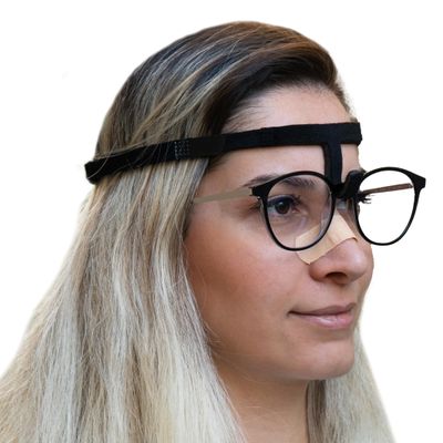 Pucka Customizable Eyeglasses Holder Nose Guard Glasses Suspension for Rhinoplasty Septoplasty and Broken Nose Recovery Support Nose Protector