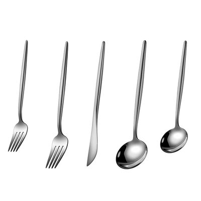 Silverware Set 50 Piece Cutlery Set for 6 Durable 18/10 Stainless Steel Flatware Sets Mirror Polished Restaurant Wedding Home Kitchen Tableware Utensils Knifes Forks and Spoons Set