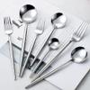 Silverware Set 50 Piece Cutlery Set for 6 Durable 18/10 Stainless Steel Flatware Sets Mirror Polished Restaurant Wedding Home Kitchen Tableware Utensils Knifes Forks and Spoons Set view 3