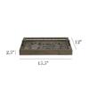 Elegant Designs HG2032-RGS Salento Farmhouse Rectangular Decorative LED Light Up Wooden Serving Tray w Metal Handles & Home Sweet Home in Black for Dcor, Centerpiece, Breakfast, Bar, Rustic Gray view 3