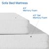 Vibe Gel Memory Foam Sofa Bed Mattress | Replacement Mattress for Twin Size Sleeper Sofa and Couch Beds view 3