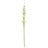 Vickerman 15.7" Celadon Shiny Icicle Ornament, with drilled and Wired caps. Comes 3 per Box. view 1