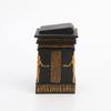 Veronese Design 5 3/4 Inch Tall Egyptian Canopic Shrine Trinket Stash Box Resin Sculpture Black Gold Finish view 4